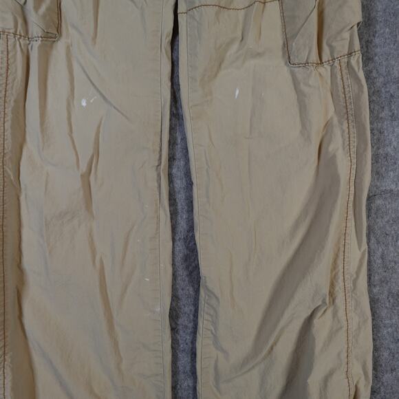 Ralph Lauren Pants Womens 4 Cargo Military Paratrooper Utility Brown Y2K 90s - Picture 6 of 11